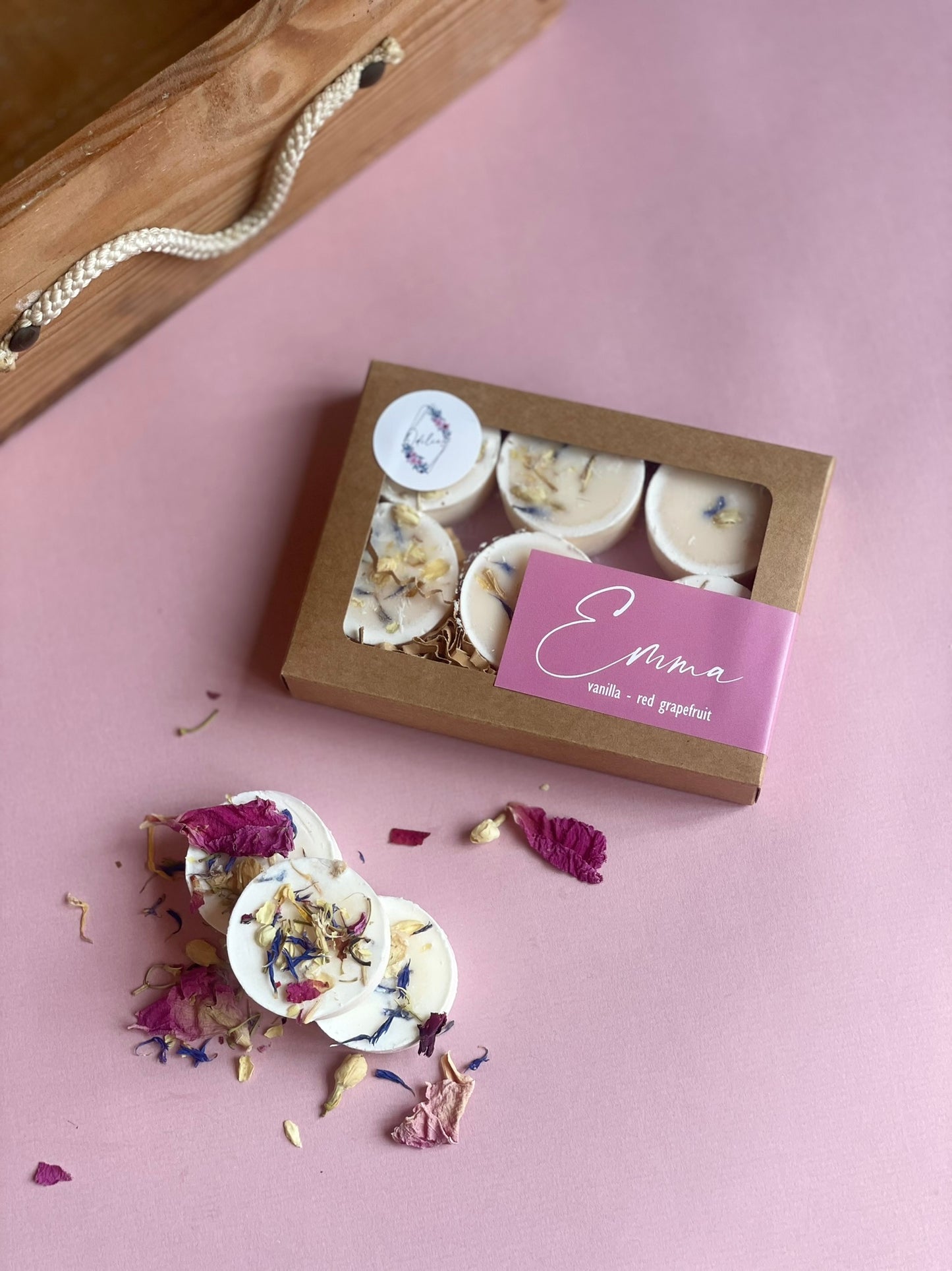 Melts Emma - vanille en rood grapefruit