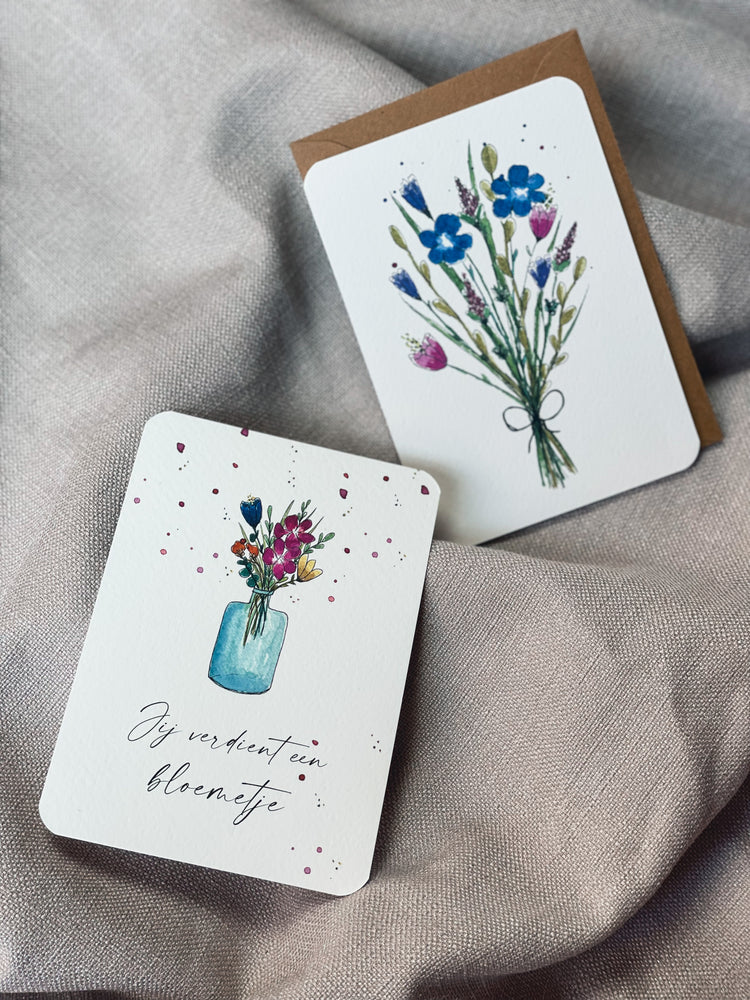 Wenskaarten bloemen