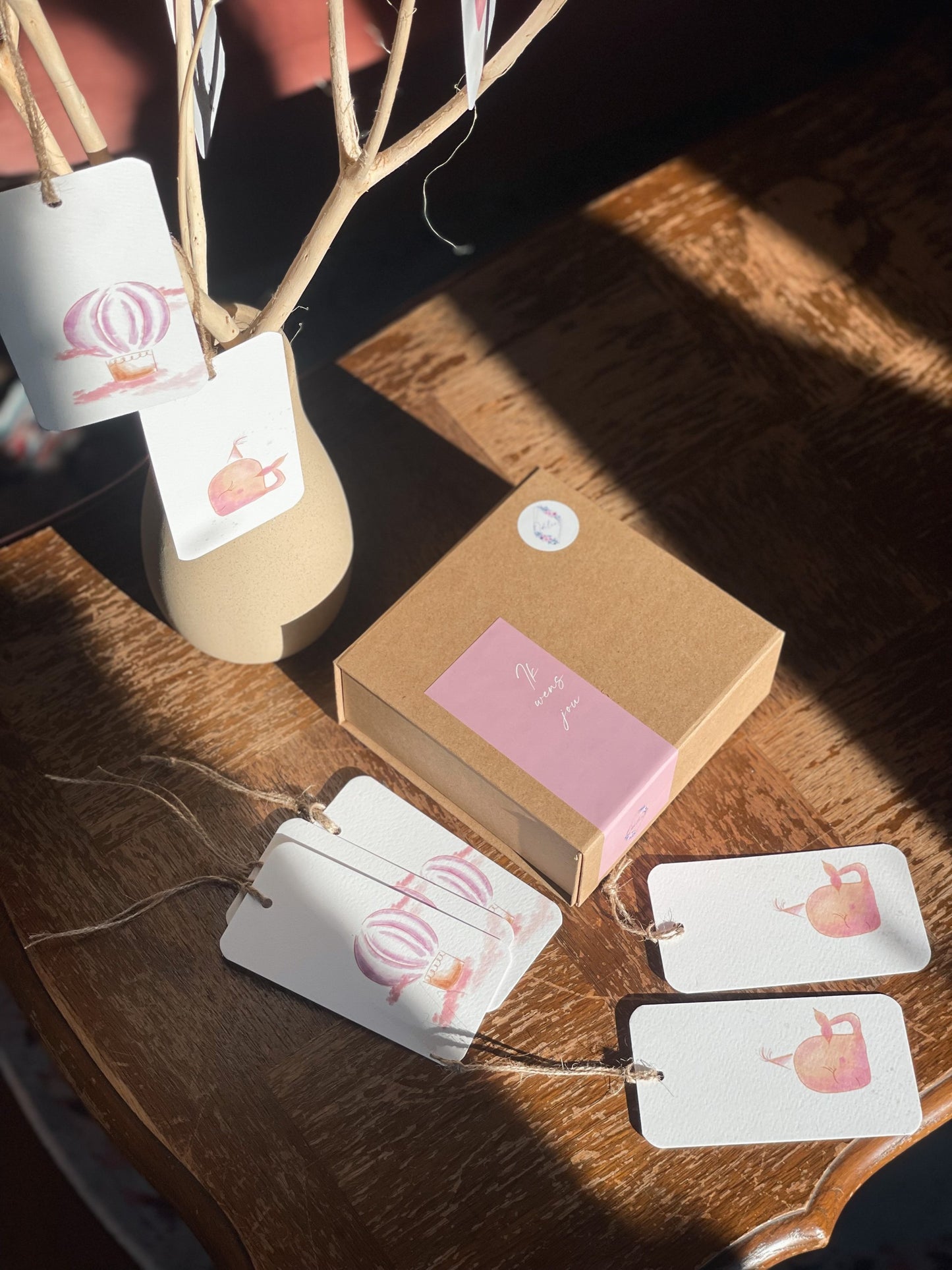 De Koester Box - Ik wens jou.... ROZE