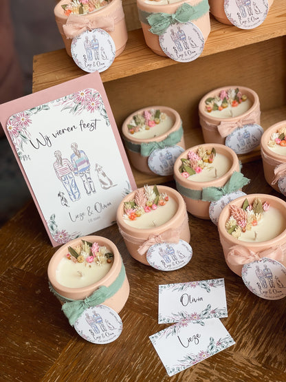 Geurkaarsjes op maat