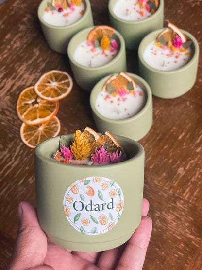 Geurkaarsjes op maat