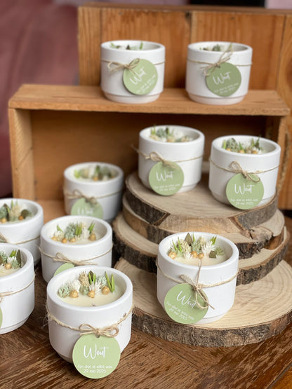 Geurkaarsjes op maat