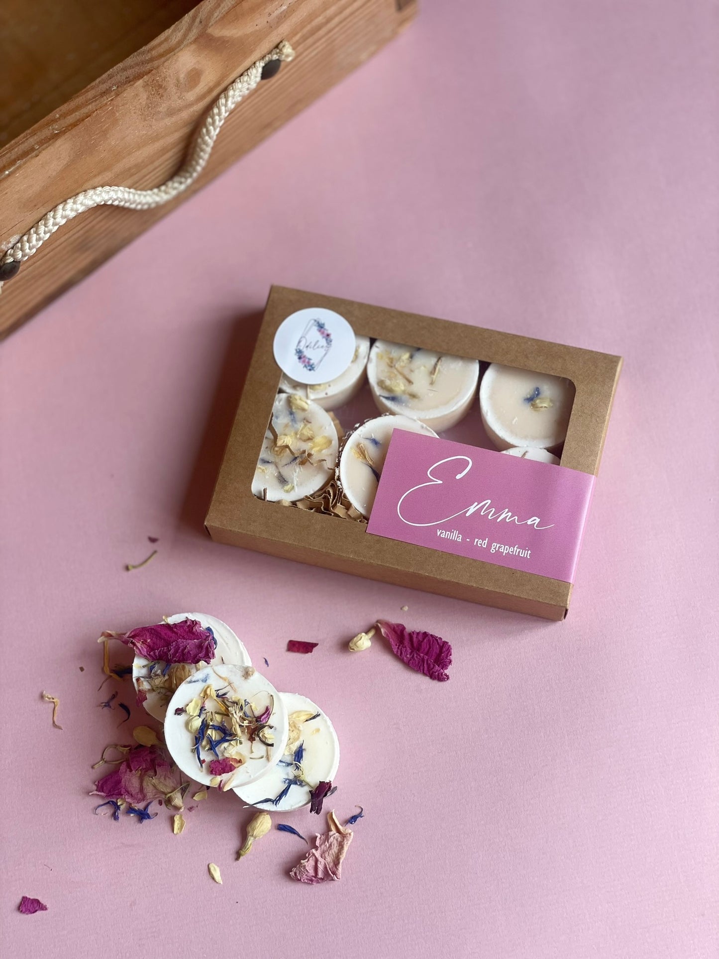 Melts Emma - vanille en rood grapefruit