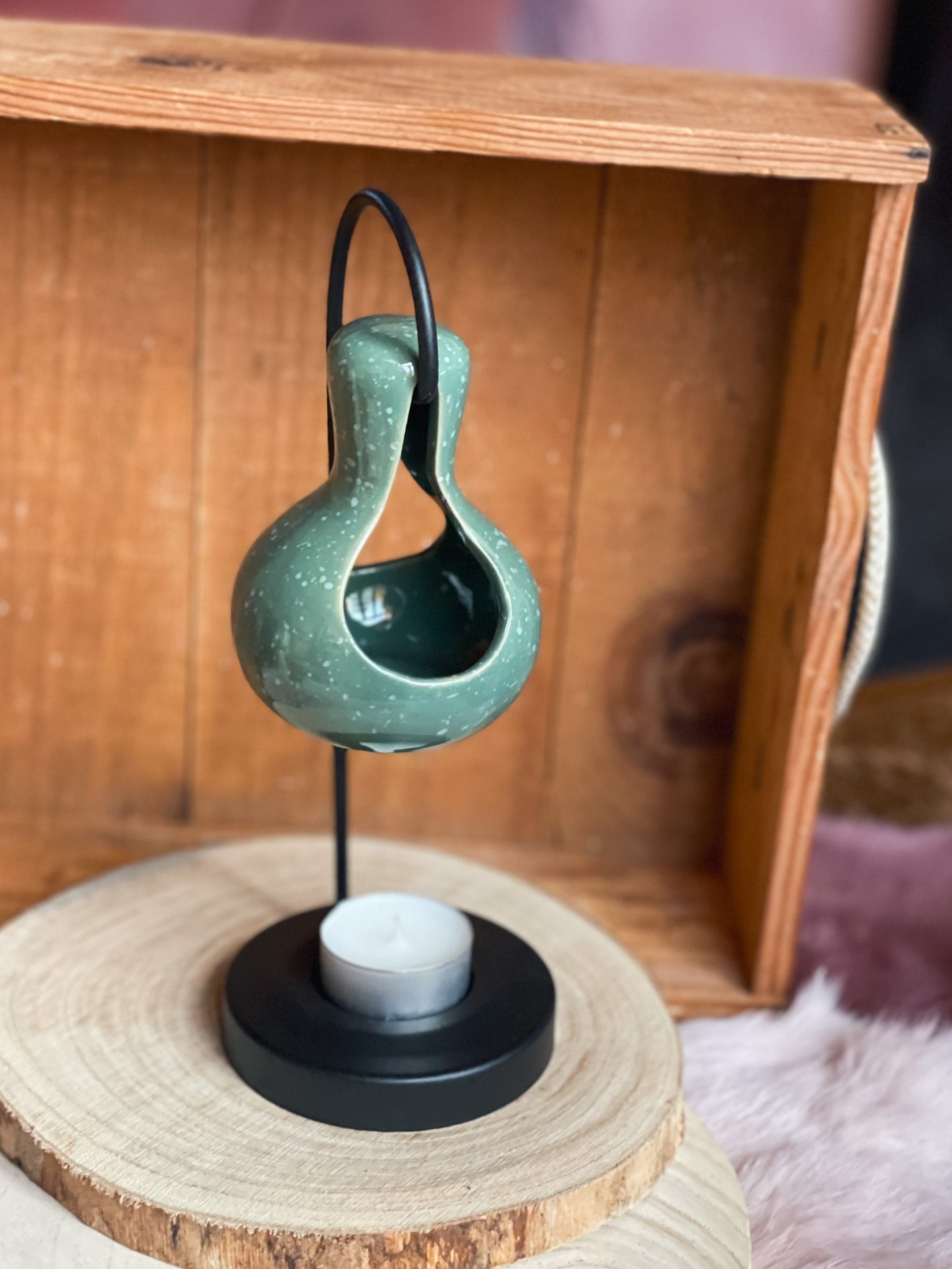 Brander op voet - Donker groen