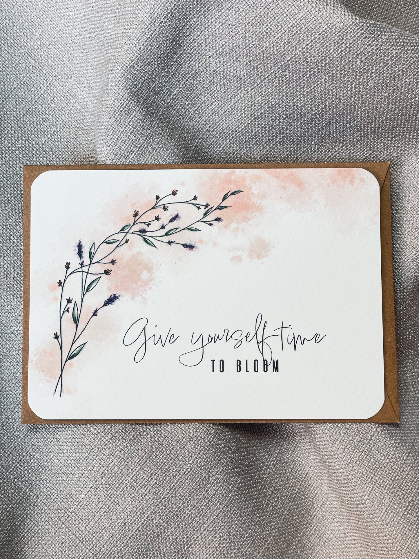 Give yourself time to bloom