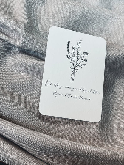 Ook als ze even geen kleur meer hebben blijven het mooie bloemen