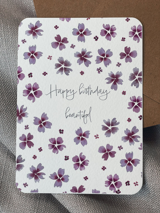 Happy birthday beautiful