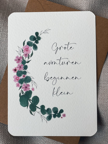 Grote avonturen beginnen klein