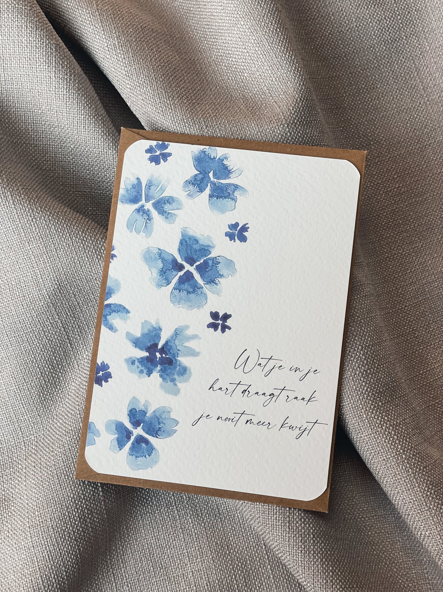 Wat je in je hart draagt raak je nooit meer kwijt