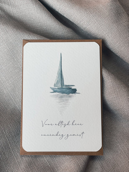 Voor altijd hier oneindig gemist