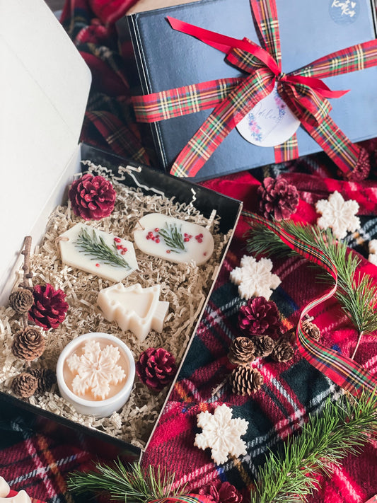 Zwarte kerstbox - Kerstboom