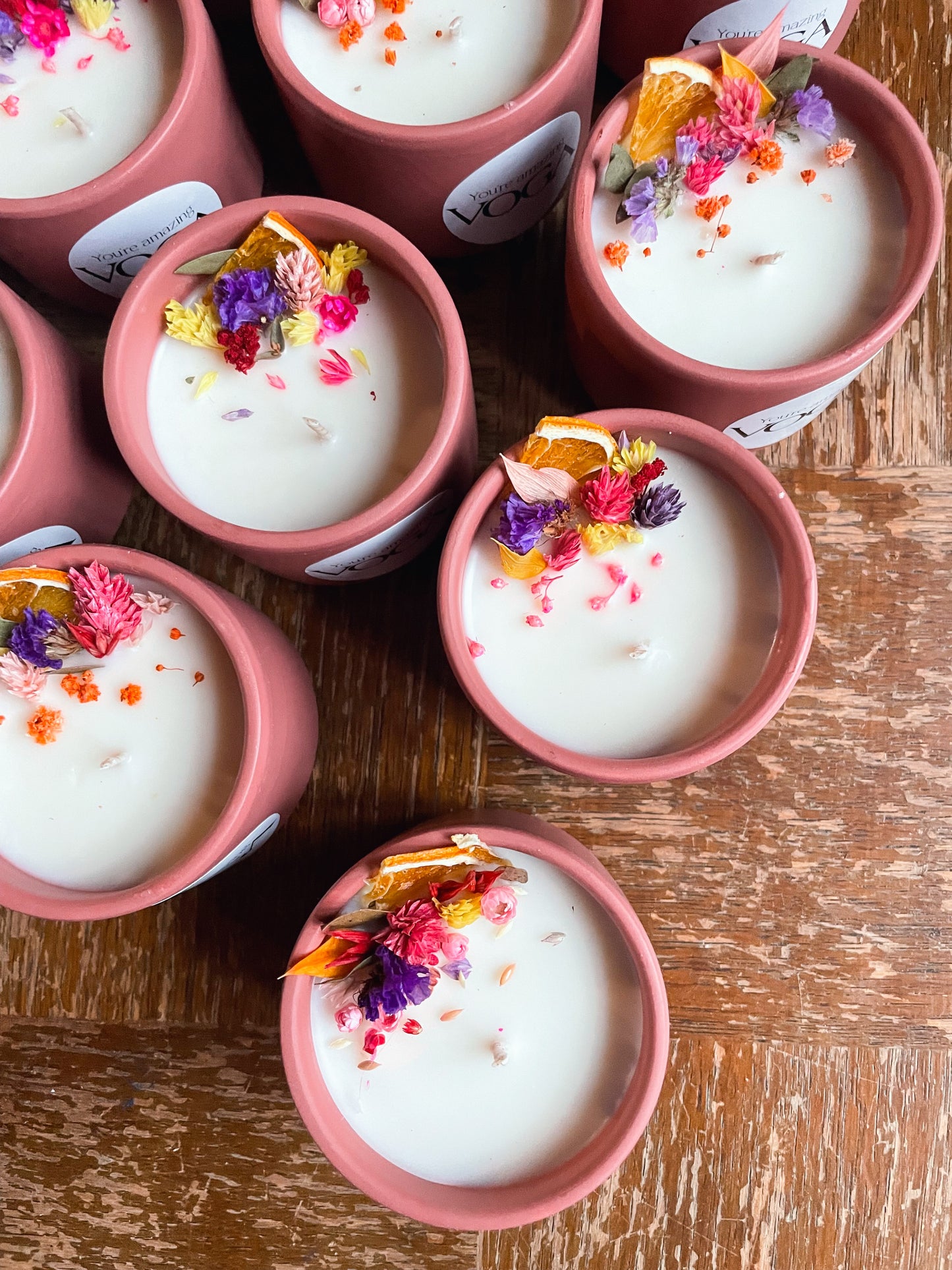 Geurkaarsjes op maat